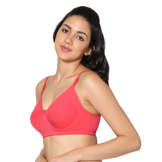 Slider Non-Padded Full Coverage T-Shirt Bra (Pack of 1) - Incare