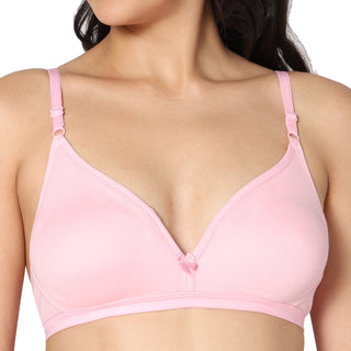 Tulie Non-Padded Half Coverage T-Shirt Bra (Pack of 2) - Incare