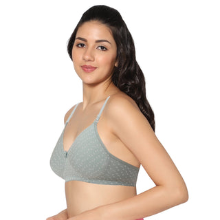 ICPD-PRINT_ASRTD Lightly Padded Full Coverage Bra (Pack of 1) - Incare