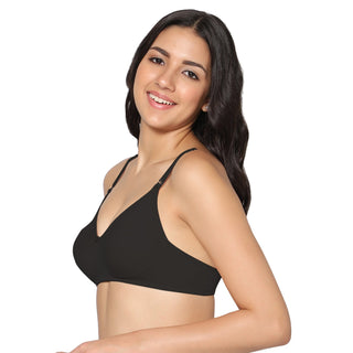 Navya Lightly Padded Full-Coverage T-Shirt bra (Pack of 2) - Incare