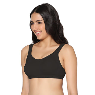 Sports-02 Non-Padded Full Coverage T-Shirt Bra (Pack of 1) - Incare