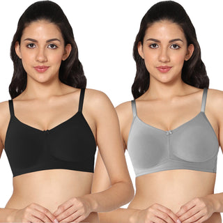 ALPLNIVEA Non-Padded Full Coverage T-Shirt Bra (Pack of 2) - Incare