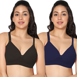 ICPD-07 Full Coverage Lightly Padded  Bra (Pack of 2) - Incare