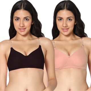 ICPD-02 Full Coverage Lightly Padded Bra (Pack of 2) - Incare