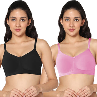 ALPLNIVEA Non-Padded Full Coverage T-Shirt Bra (Pack of 2) - Incare