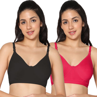 Prime Non-Padded Full Coverage T-Shirt Bra (Pack of 2) - Incare