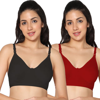 Prime Non-Padded Full Coverage T-Shirt Bra (Pack of 2) - Incare