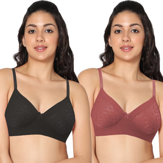 ICPD-11 Full Coverage Lightly Padded  Bra (Pack of 2) - Incare