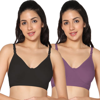 Prime Non-Padded Full Coverage T-Shirt Bra (Pack of 2) - Incare