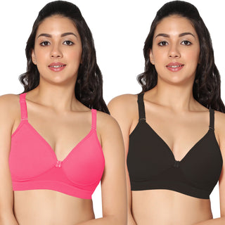 ICPD-12 Full Coverage Lightly Padded  Bra (Pack of 2) - Incare