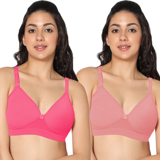 ICPD-12 Full Coverage Lightly Padded  Bra (Pack of 2) - Incare