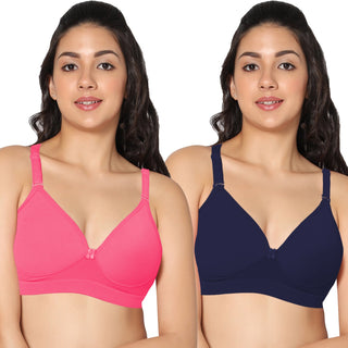 ICPD-12 Full Coverage Lightly Padded  Bra (Pack of 2) - Incare