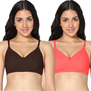 Soha Non-Padded Full Coverage T-Shirt Bra (Pack of 2) - Incare