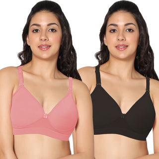 ICPD-07 Full Coverage Lightly Padded  Bra (Pack of 2) - Incare