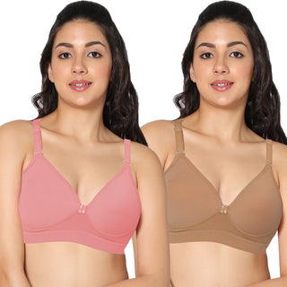 ICPD-07 Full Coverage Lightly Padded  Bra (Pack of 2) - Incare