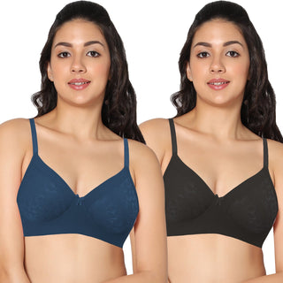 ICPD-11 Full Coverage Lightly Padded  Bra (Pack of 2) - Incare