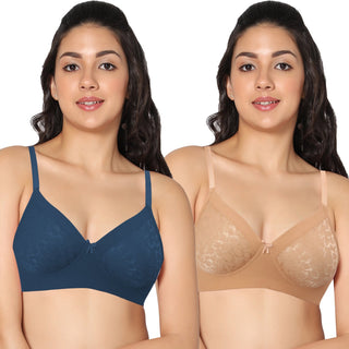 ICPD-11 Full Coverage Lightly Padded  Bra (Pack of 2) - Incare