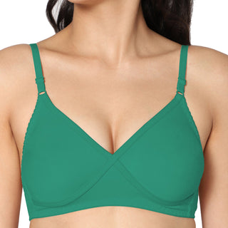 Nysa Non-Padded Full Coverage T-Shirt Bra (Pack of 2) - Incare