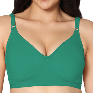 SUHANA_GREEN Non-Padded Full Coverage T-Shirt Bra ( Pack of 1) - Incare