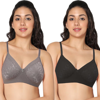 ICPD-11 Full Coverage Lightly Padded  Bra (Pack of 2) - Incare