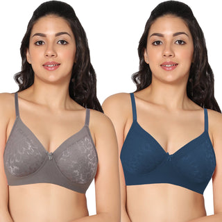 ICPD-11 Full Coverage Lightly Padded  Bra (Pack of 2) - Incare