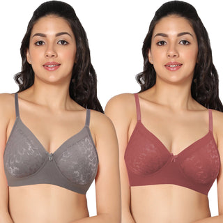 ICPD-11 Full Coverage Lightly Padded  Bra (Pack of 2) - Incare