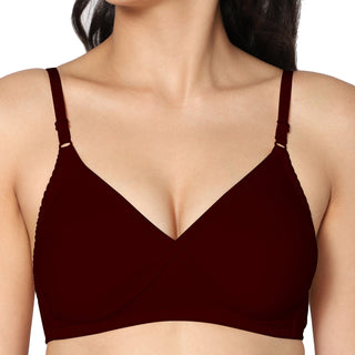 Nysa Non-Padded Full Coverage T-Shirt Bra (Pack of 2) - Incare