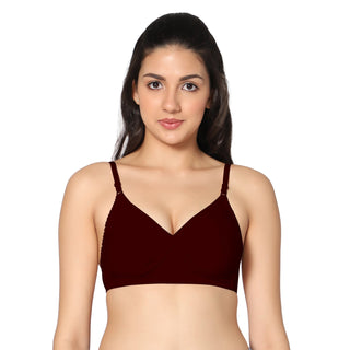 Nysa Non-Padded Full Coverage T-Shirt Bra (Pack of 2) - Incare