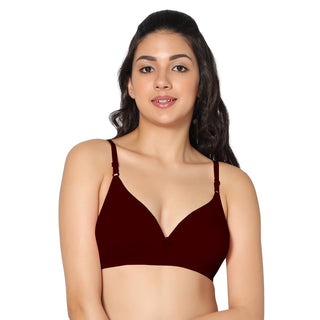 Tulie Non-Padded Half Coverage T-Shirt Bra (Pack of 2) - Incare