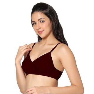 Nysa Non-Padded Full Coverage T-Shirt Bra (Pack of 2) - Incare