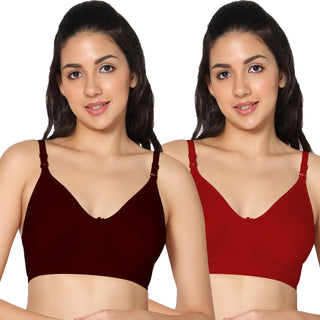 Prime Non-Padded Full Coverage T-Shirt Bra (Pack of 2) - Incare