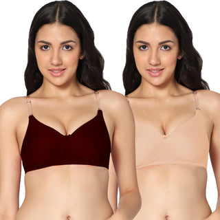 ICPD-02 Full Coverage Lightly Padded Bra (Pack of 2) - Incare