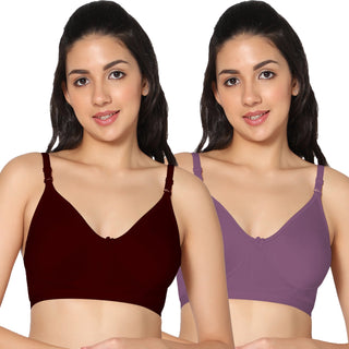 Prime Non-Padded Full Coverage T-Shirt Bra (Pack of 2) - Incare