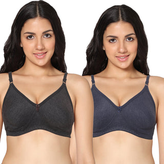 Soha Non-Padded Full Coverage T-Shirt Bra (Pack of 2) - Incare