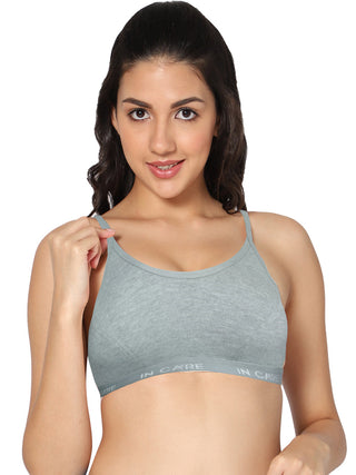 Sports-01 Non-Padded Full Coverage T-Shirt Bra (Pack of 1) - Incare