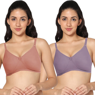 ICPD-10 Full Coverage Lightly Padded  Bra (Pack of 2) - Incare