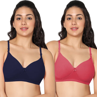 ICPD-05 Half Coverage Lightly Padded  Bra (Pack of 2) - Incare