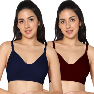 Prime Non-Padded Full Coverage T-Shirt Bra (Pack of 2) - Incare