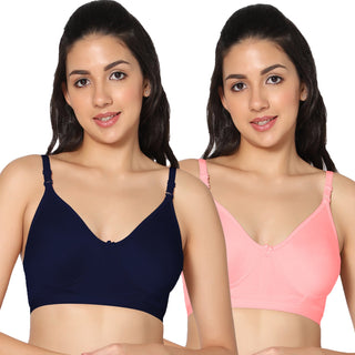 Prime Non-Padded Full Coverage T-Shirt Bra (Pack of 2) - Incare