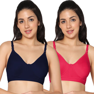 Prime Non-Padded Full Coverage T-Shirt Bra (Pack of 2) - Incare