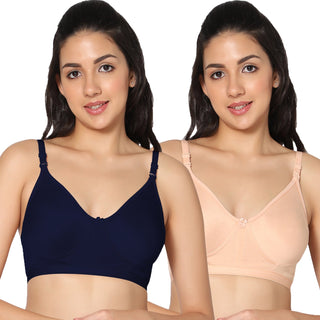 Prime Non-Padded Full Coverage T-Shirt Bra (Pack of 2) - Incare