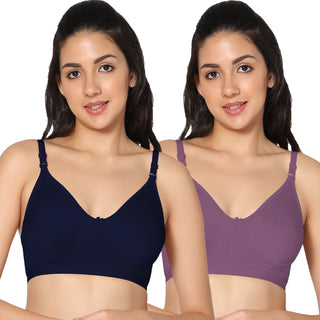 Prime Non-Padded Full Coverage T-Shirt Bra (Pack of 2) - Incare