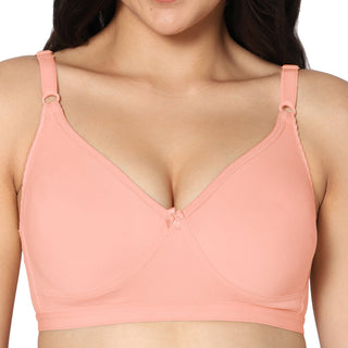 SUHANA_PEACH Non-Padded Full Coverage T-Shirt Bra (Pack of 1) - Incare