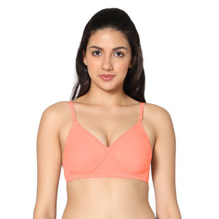 Nysa Non-Padded Full Coverage T-Shirt Bra (Pack of 2) - Incare