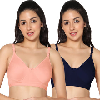 Prime Non-Padded Full Coverage T-Shirt Bra (Pack of 2) - Incare