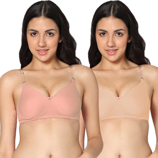 ICPD-02 Full Coverage Lightly Padded Bra (Pack of 2) - Incare