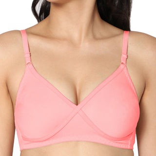 Nysa Non-Padded Full Coverage T-Shirt Bra (Pack of 2) - Incare