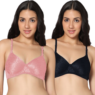 ICPD-04 Full Coverage Lightly Padded Bra (Pack of 2) - Incare