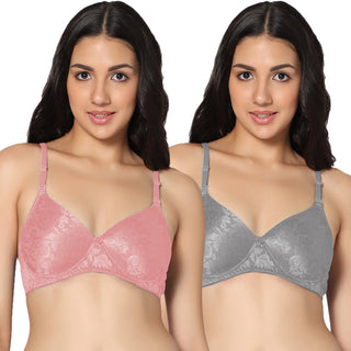 ICPD-04 Full Coverage Lightly Padded Bra (Pack of 2) - Incare