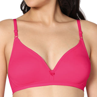 Tulie Non-Padded Half Coverage T-Shirt Bra (Pack of 2) - Incare